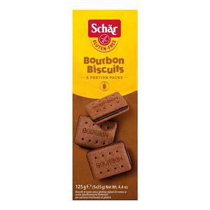 SCHAR BOURBON BISCUITS 5X25G